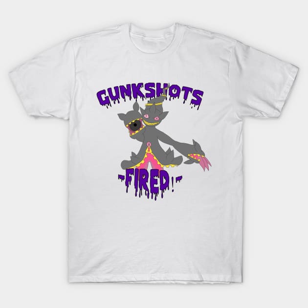 Gunk Shots Fired!(Old Design) T-Shirt by Spookleye